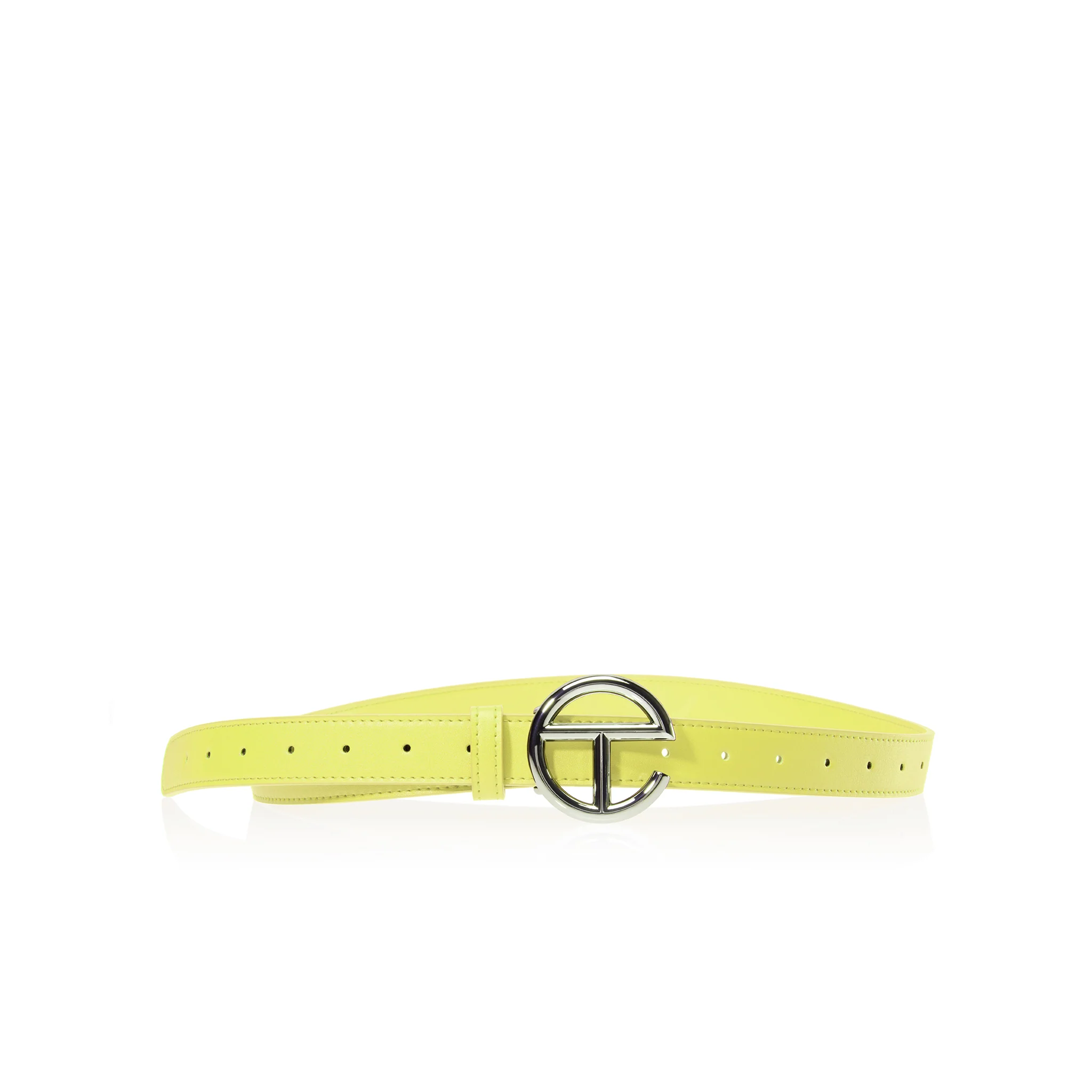 Logo Belt - Silver/Margarine