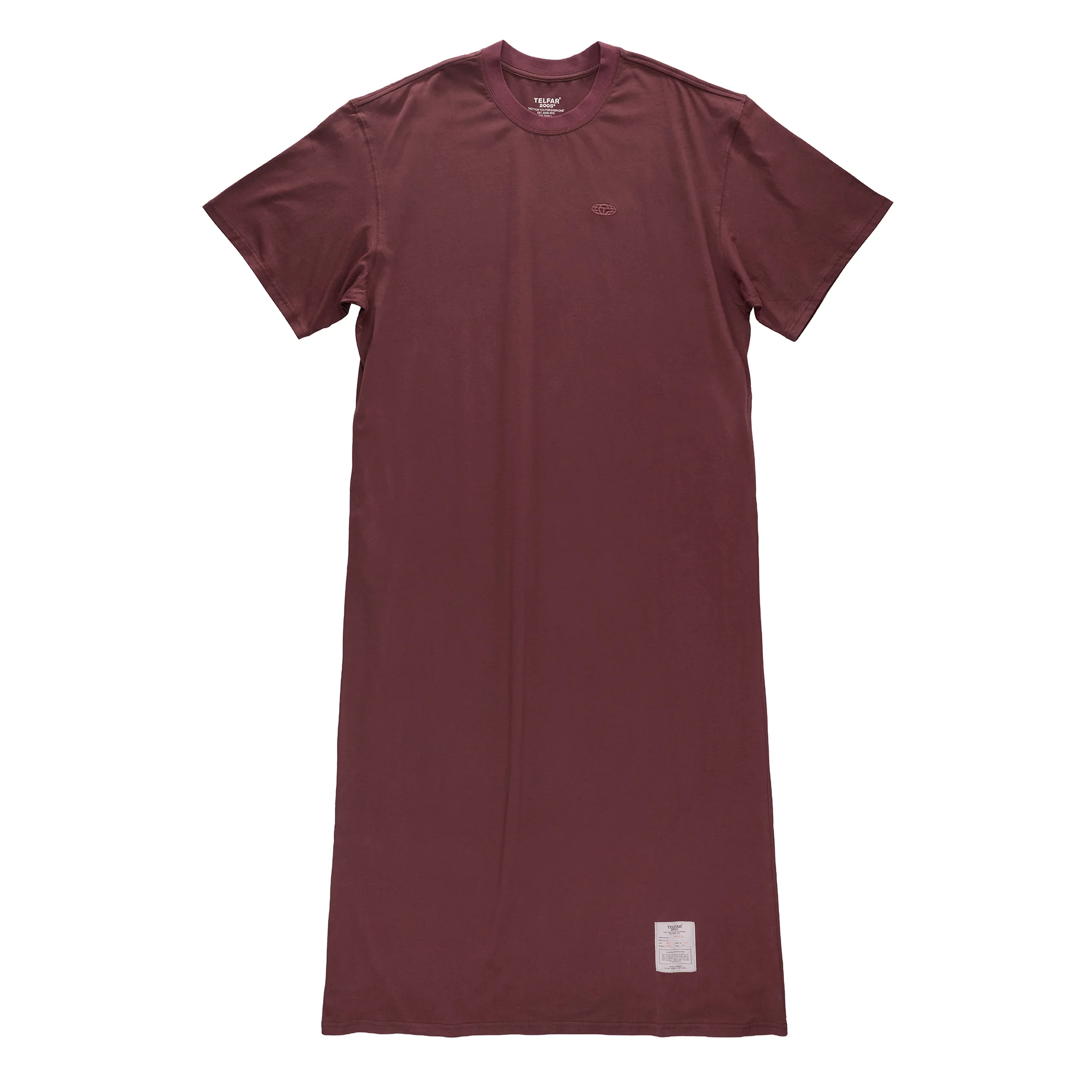 Global Maxi Short Sleeve T - Merlot