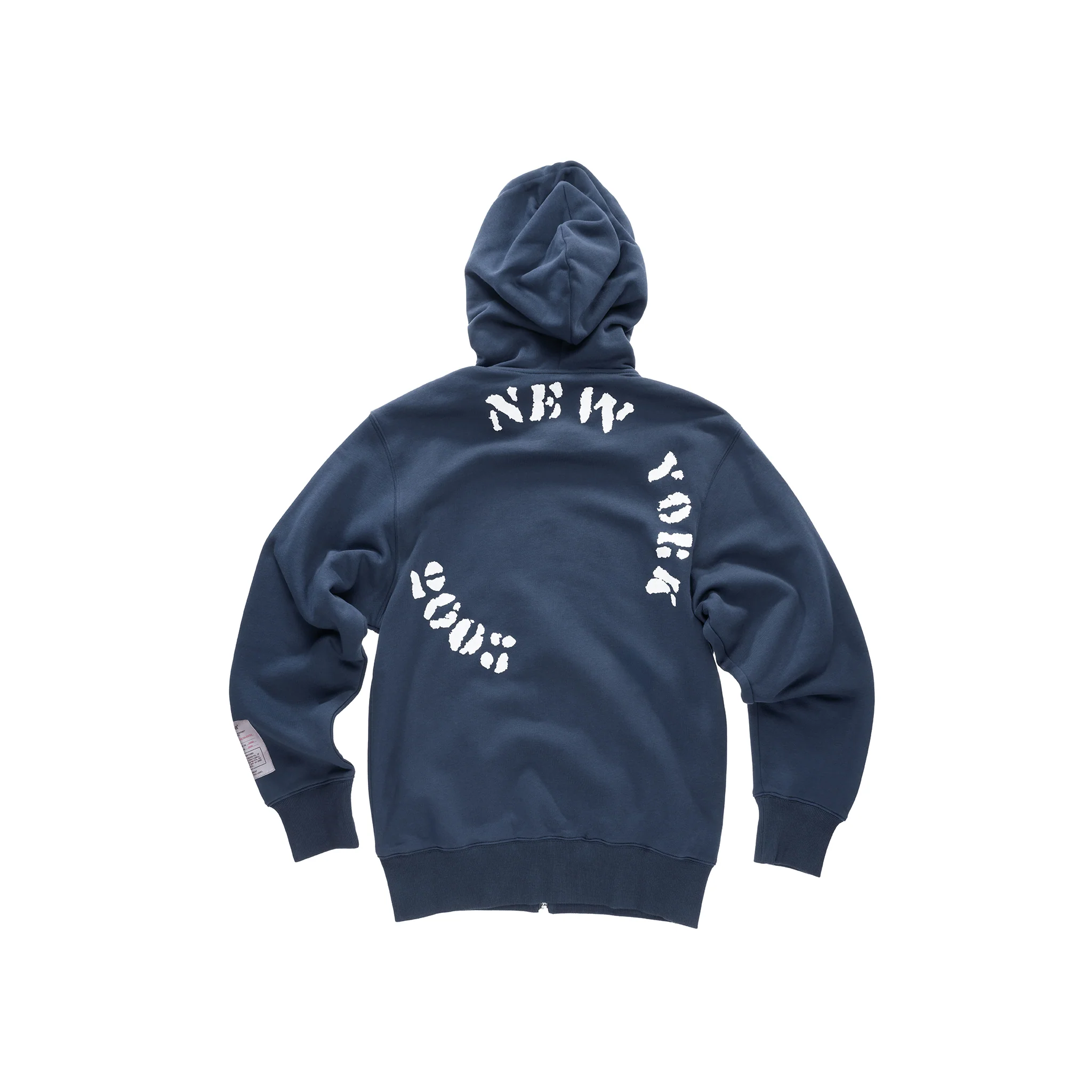 Telfar NYC Zip Up Hoodie - Navy