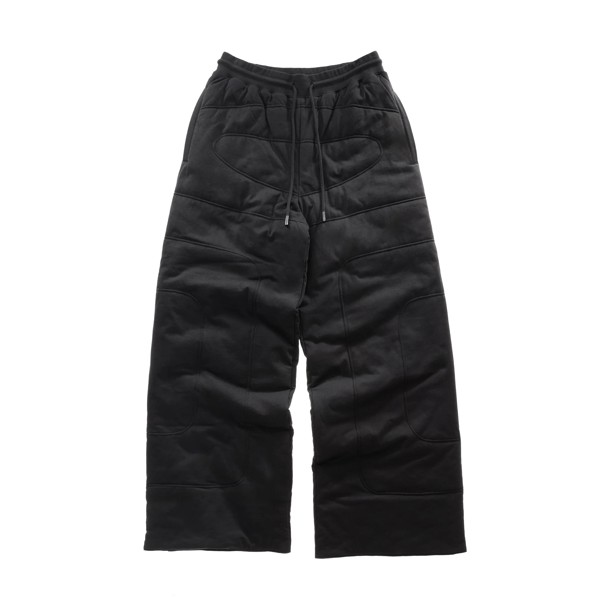 Logo Quilt Sweatpant - Black