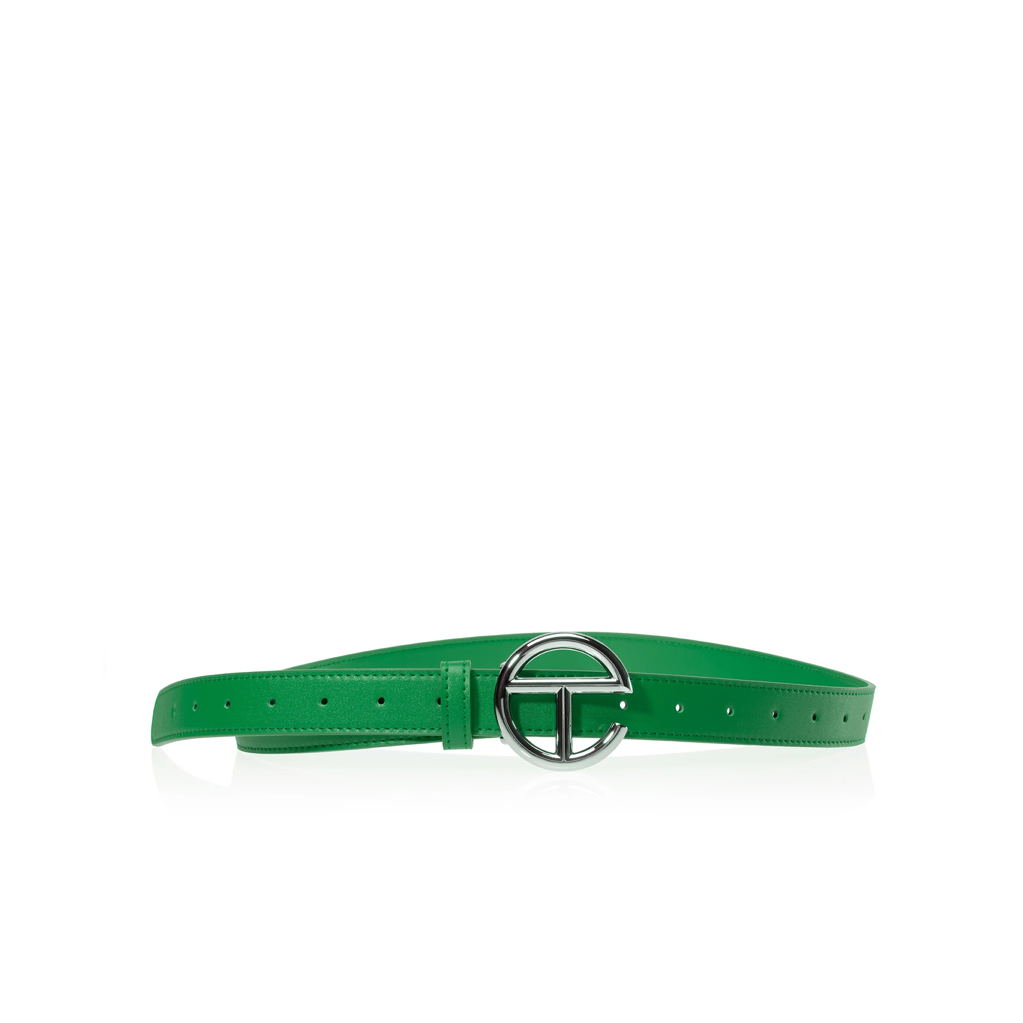 Logo Belt - Silver/Greenscreen