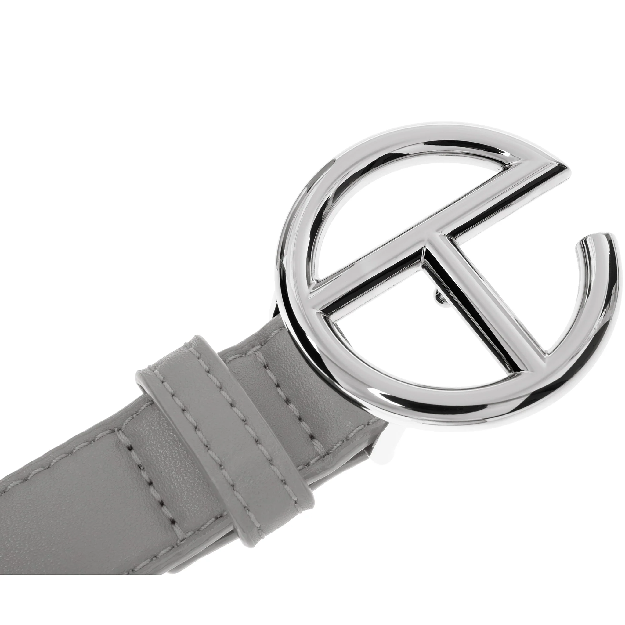 Logo Belt - Silver/Grey