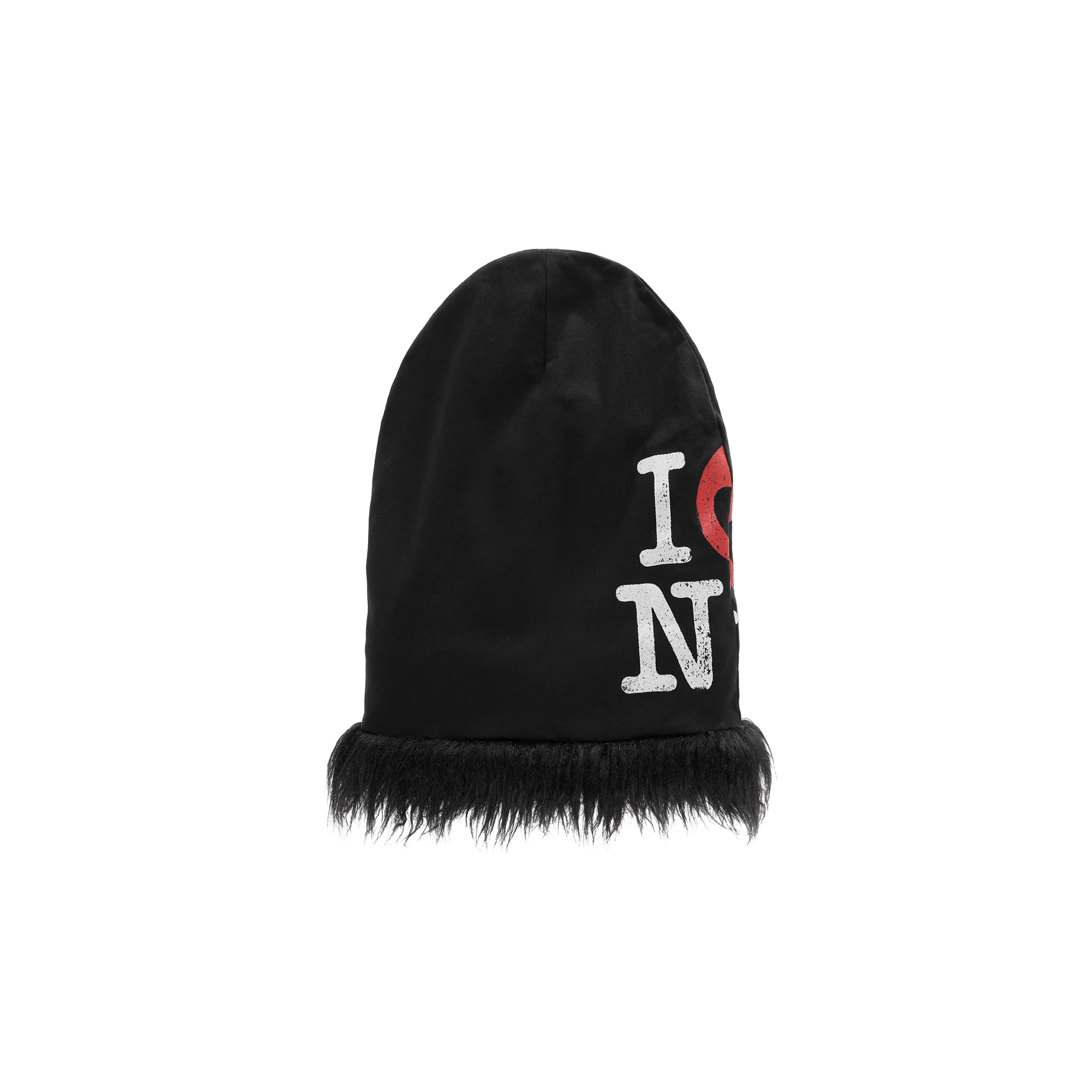 Canal Fur Beanie - Black