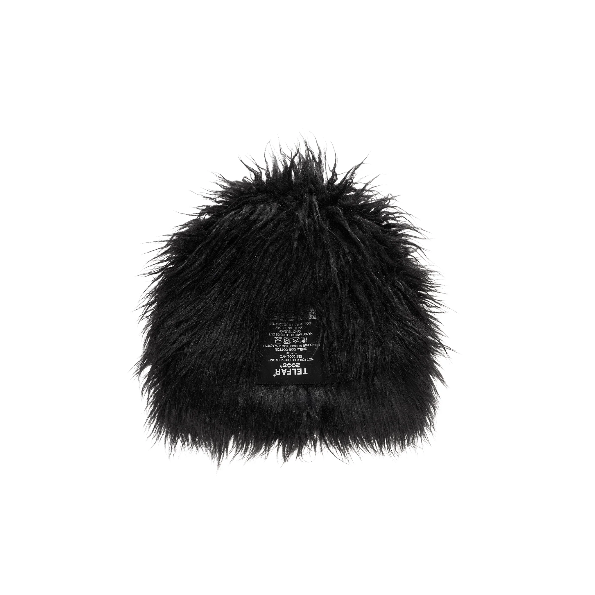 Canal Fur Beanie - Black
