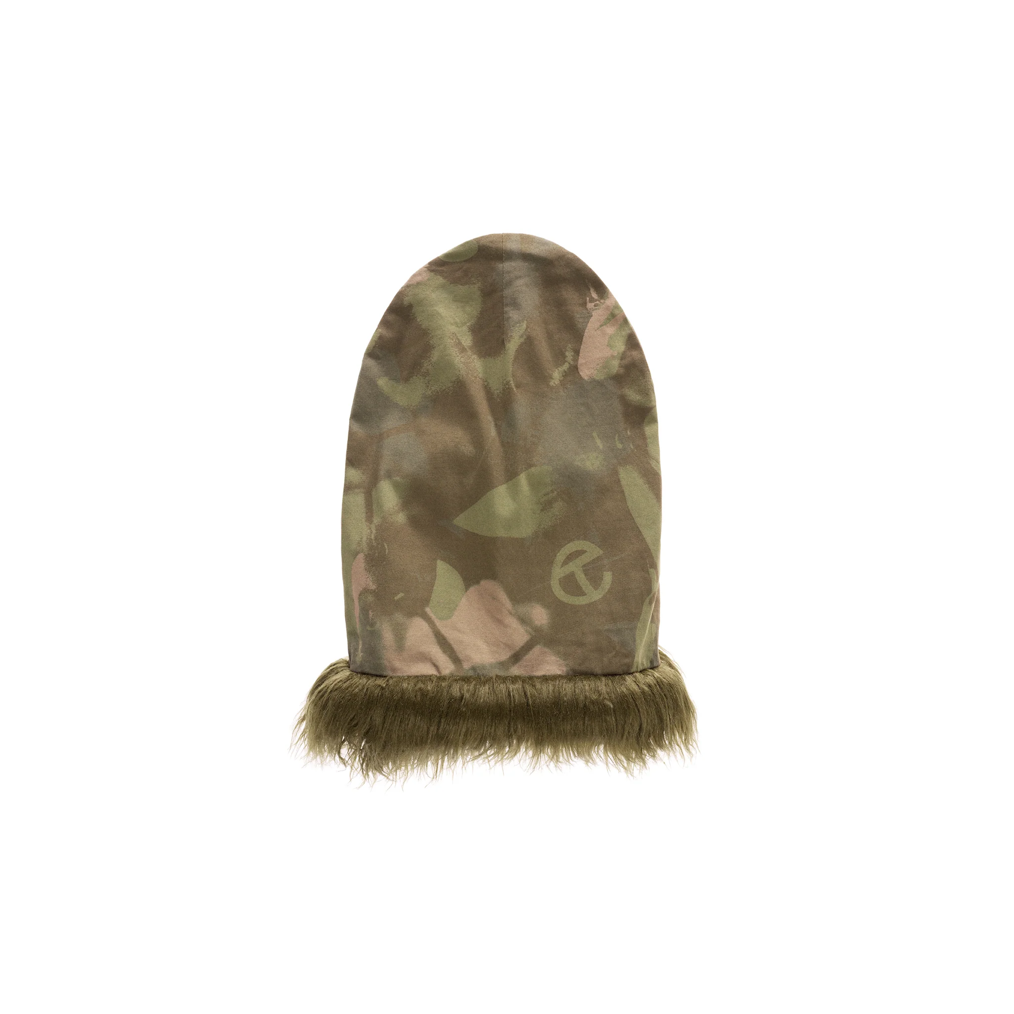 Camo Fur Beanie - Jungle