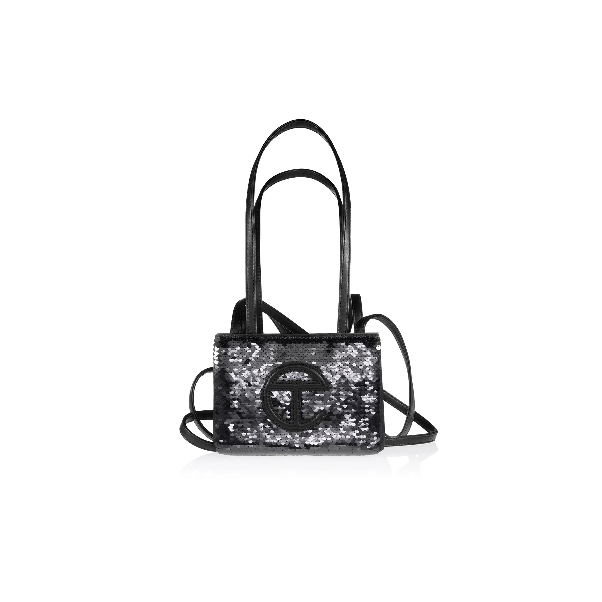 Small Sequin Shopper - Black