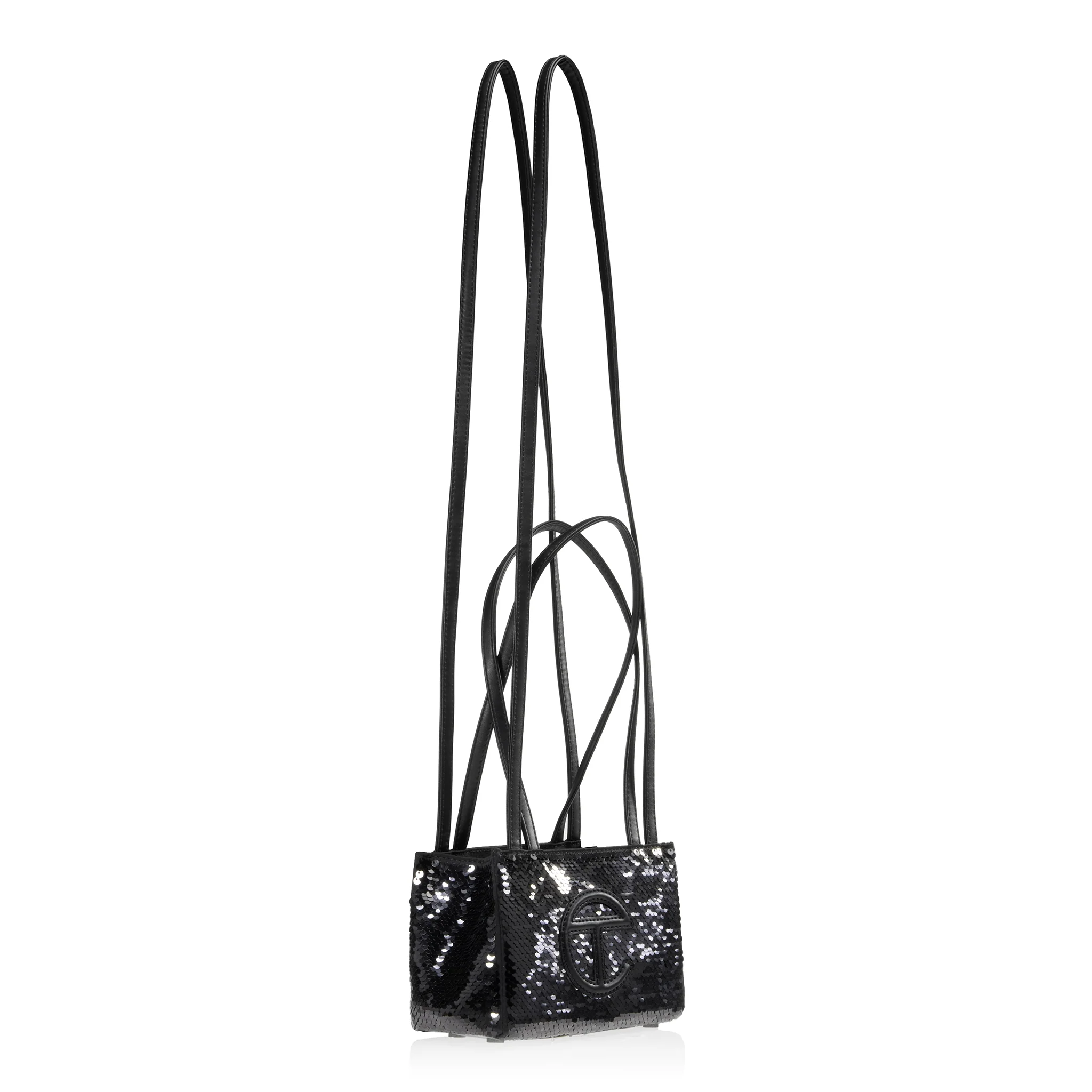 Small Sequin Shopper - Black