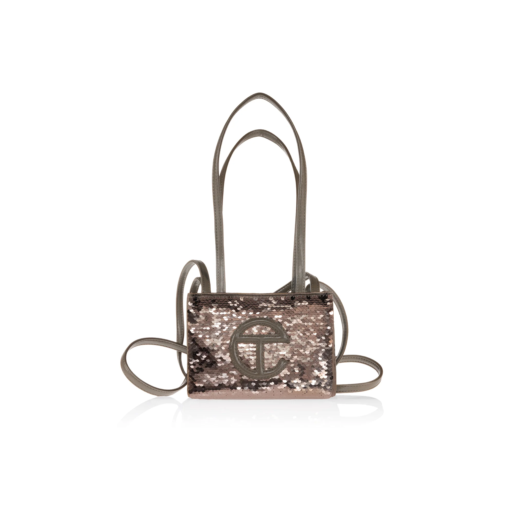 Small Sequin Shopper - Fatigue