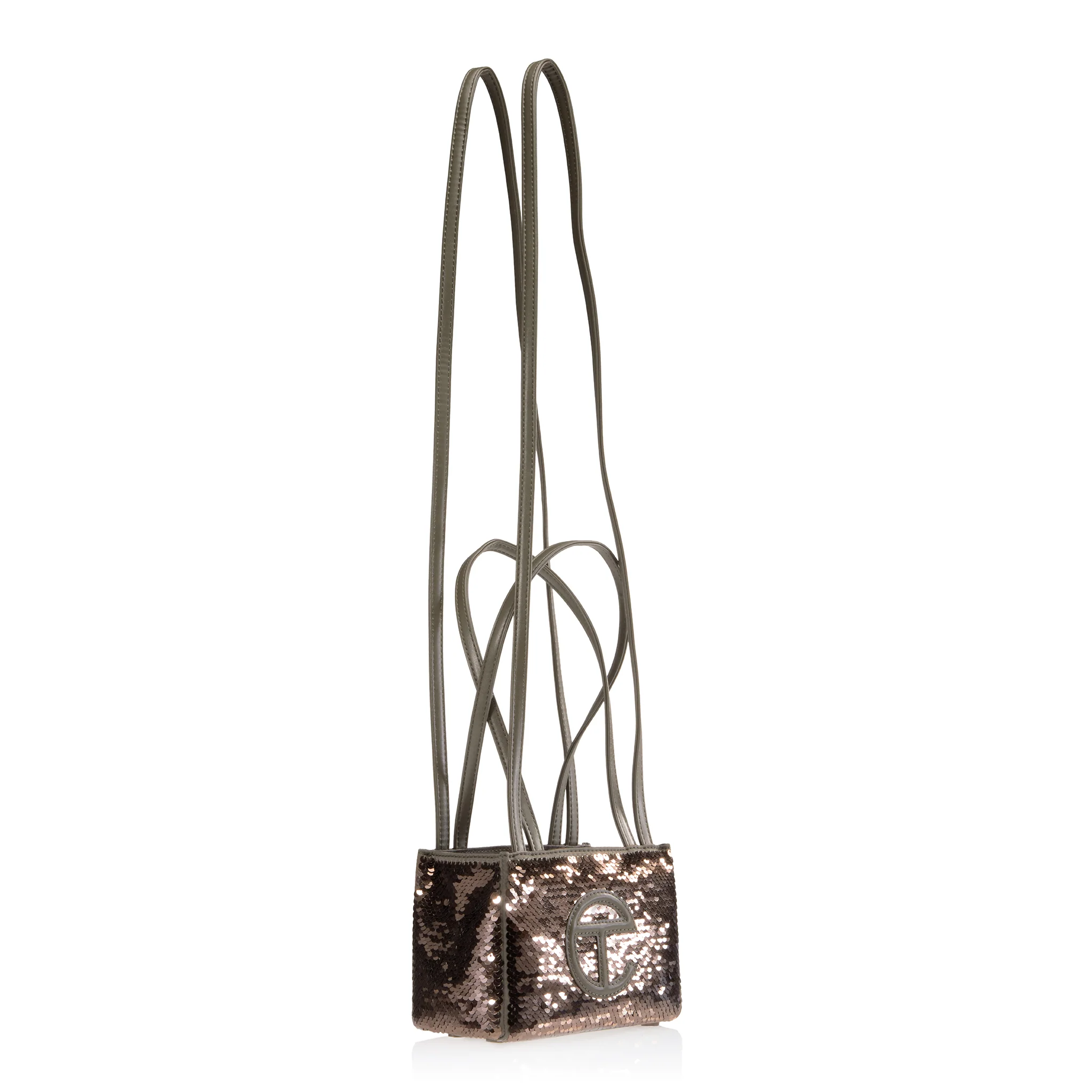 Small Sequin Shopper - Fatigue