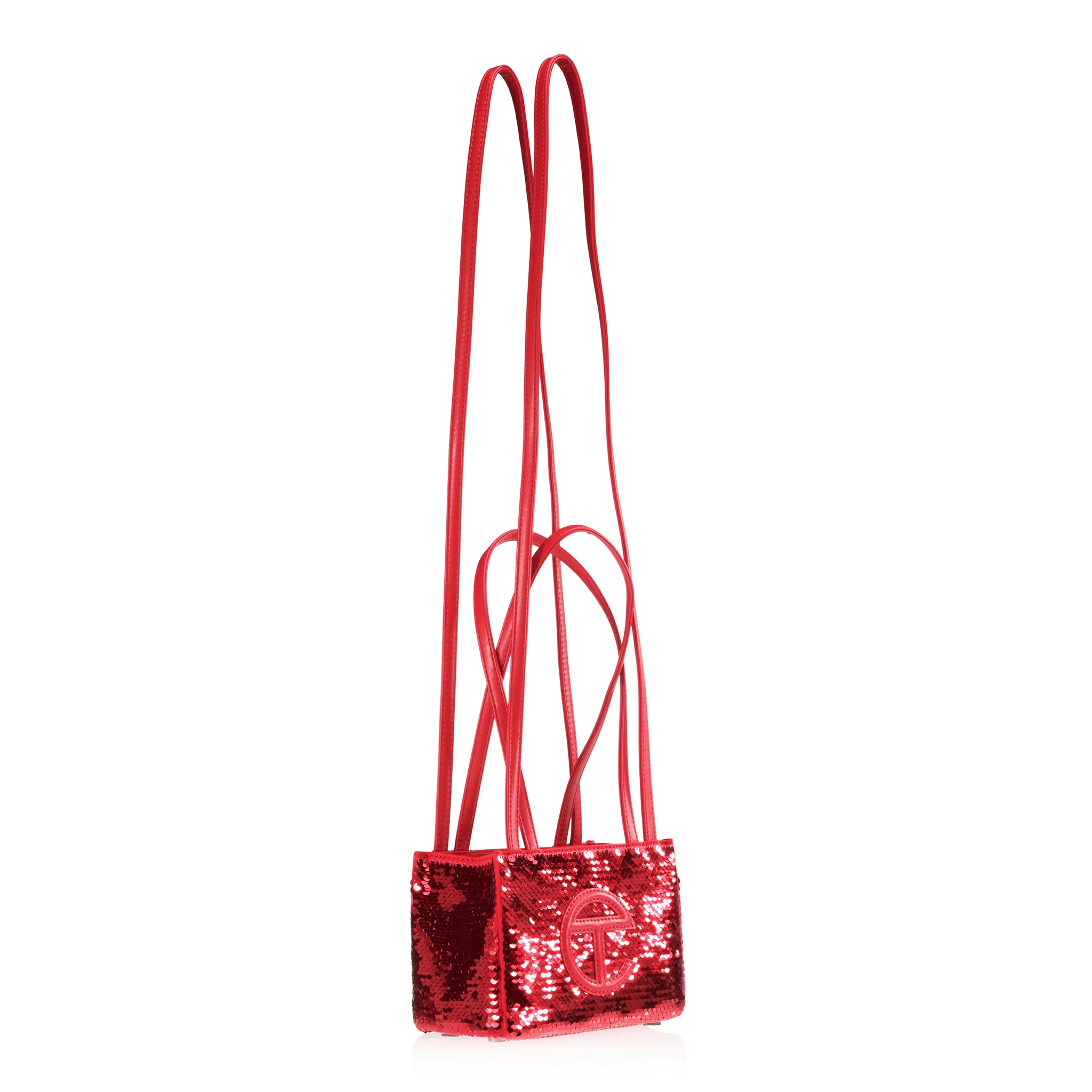 Small Sequin Shopper - Red 2 Small Sequin Shopper - Red