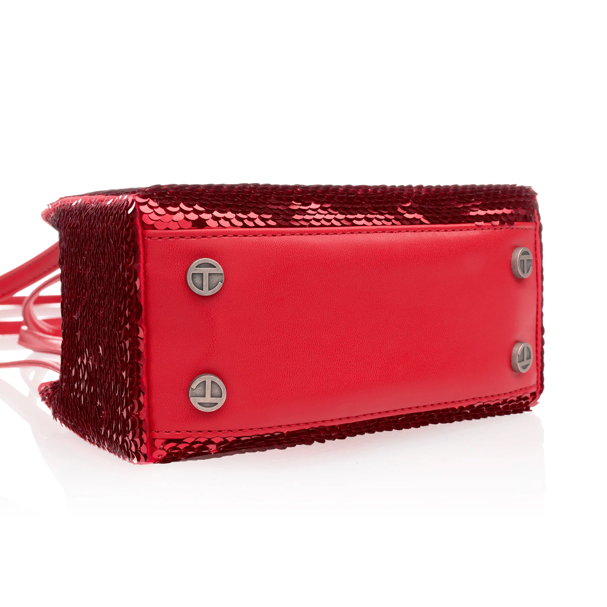 Small Sequin Shopper - Red 3 Small Sequin Shopper - Red