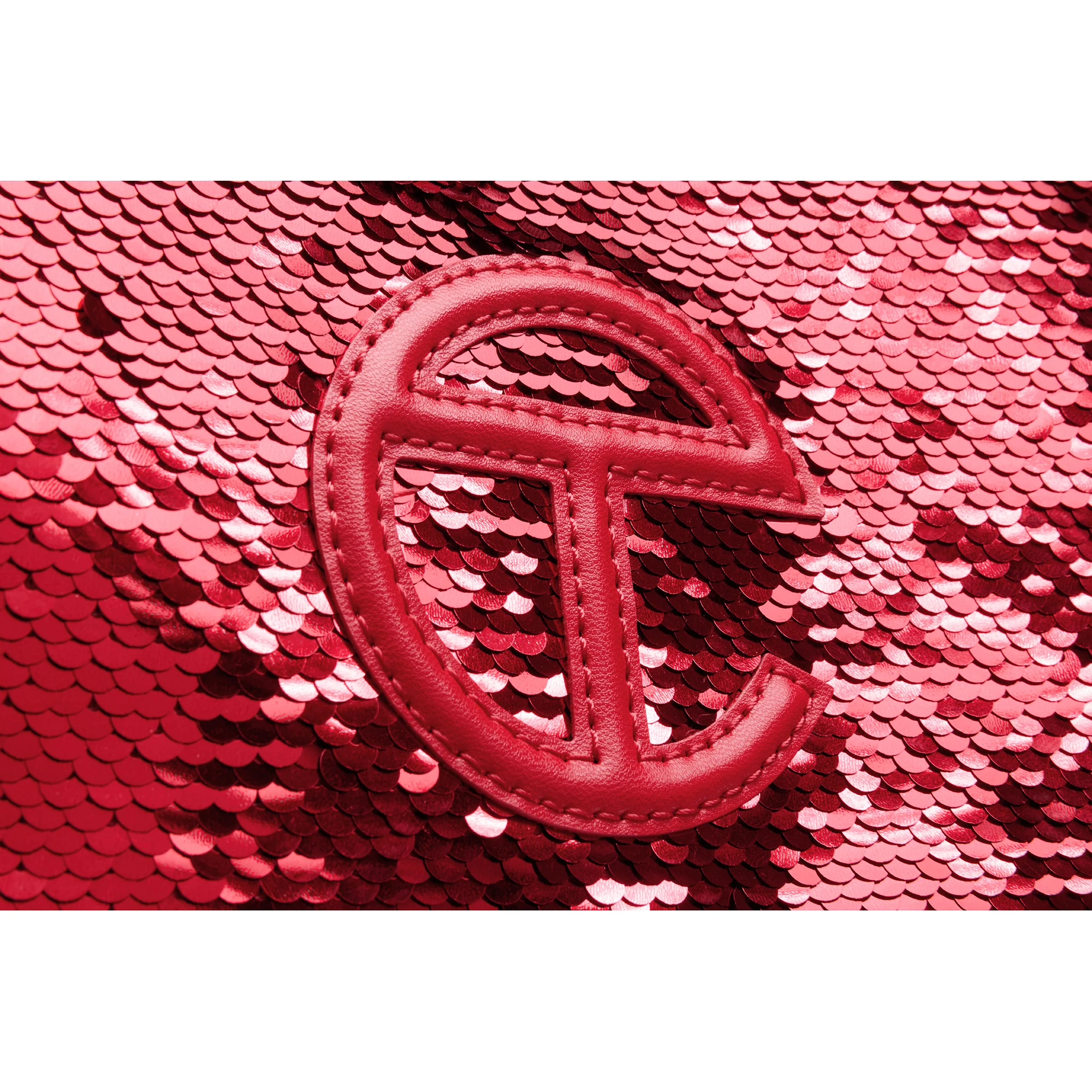 Small Sequin Shopper - Red 5 Small Sequin Shopper - Red