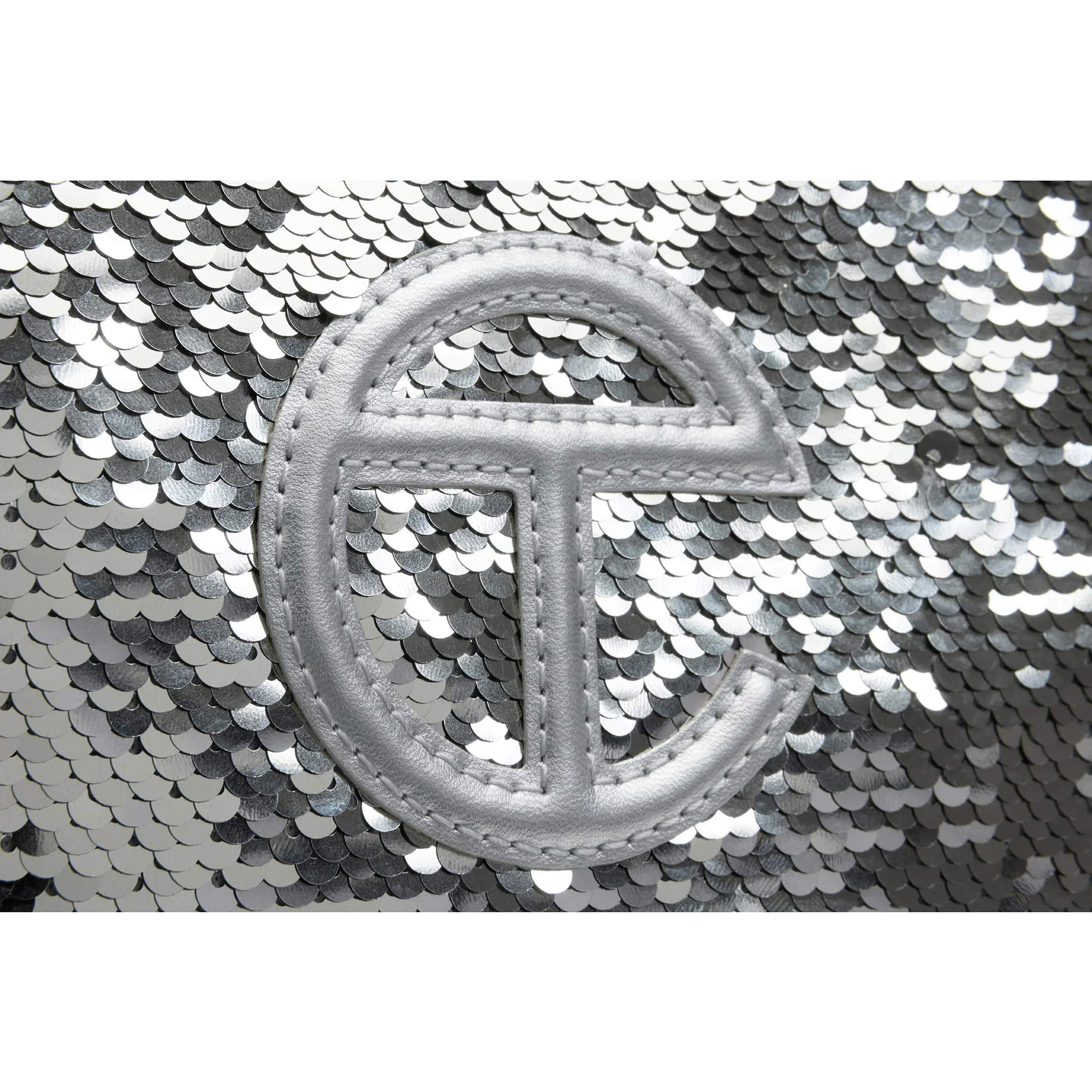 Small Sequin Shopper - Silver 5 Small Sequin Shopper - Silver