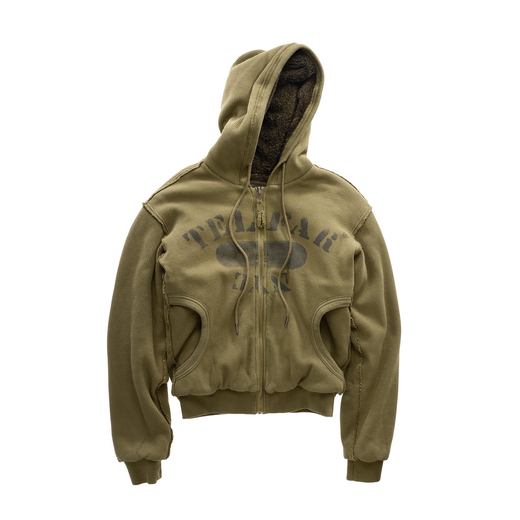 Thermal Sherpa Hoodie - Drab