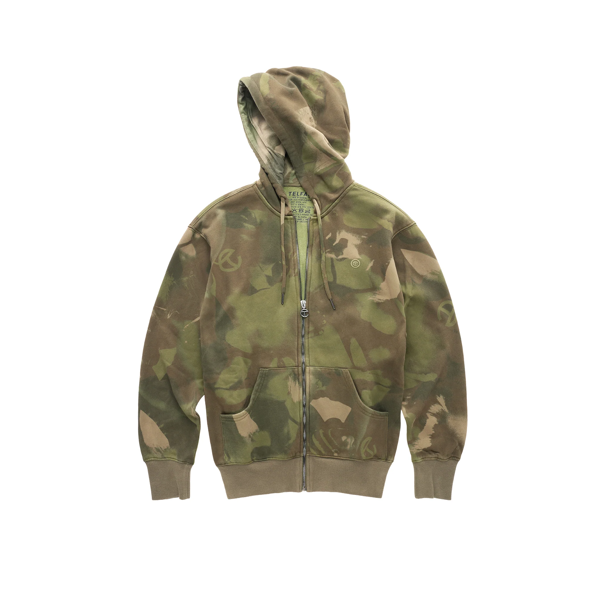 Camo Zip Up Hoodie - Jungle