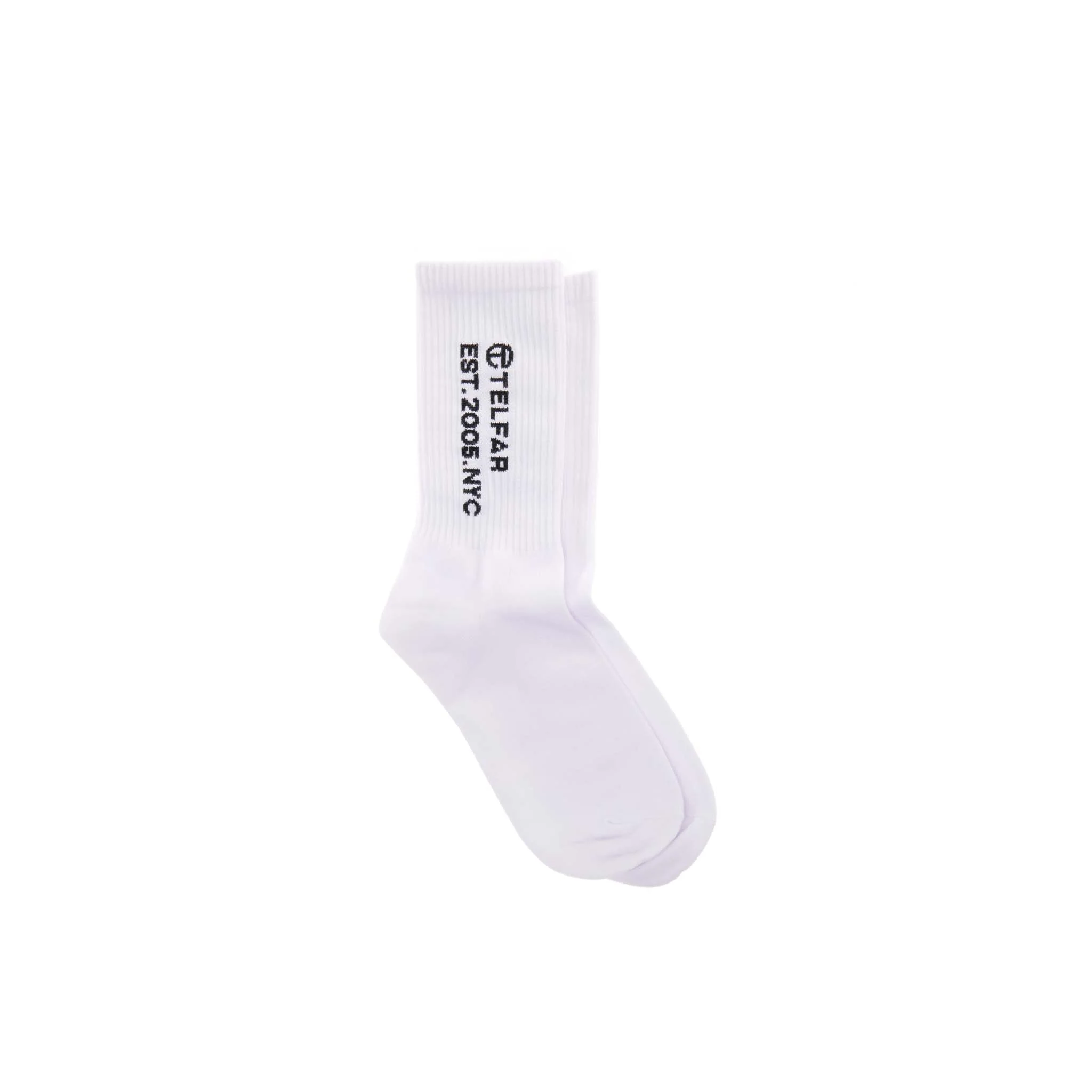 EST. 2005 Logo Socks - White