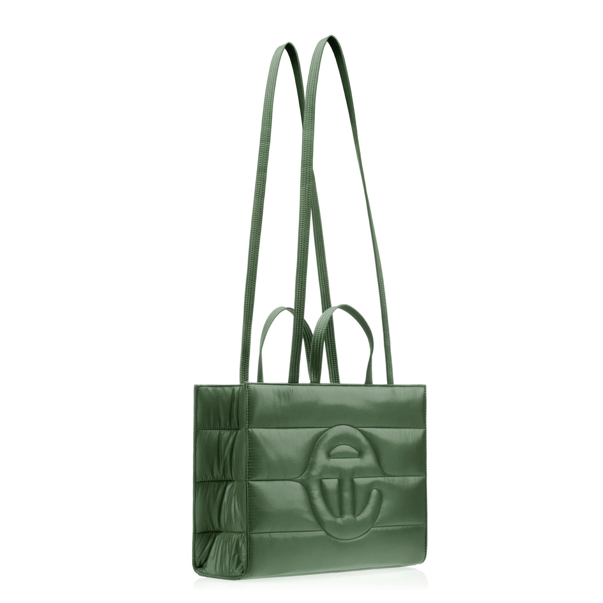 Medium Puff Shopper - Green