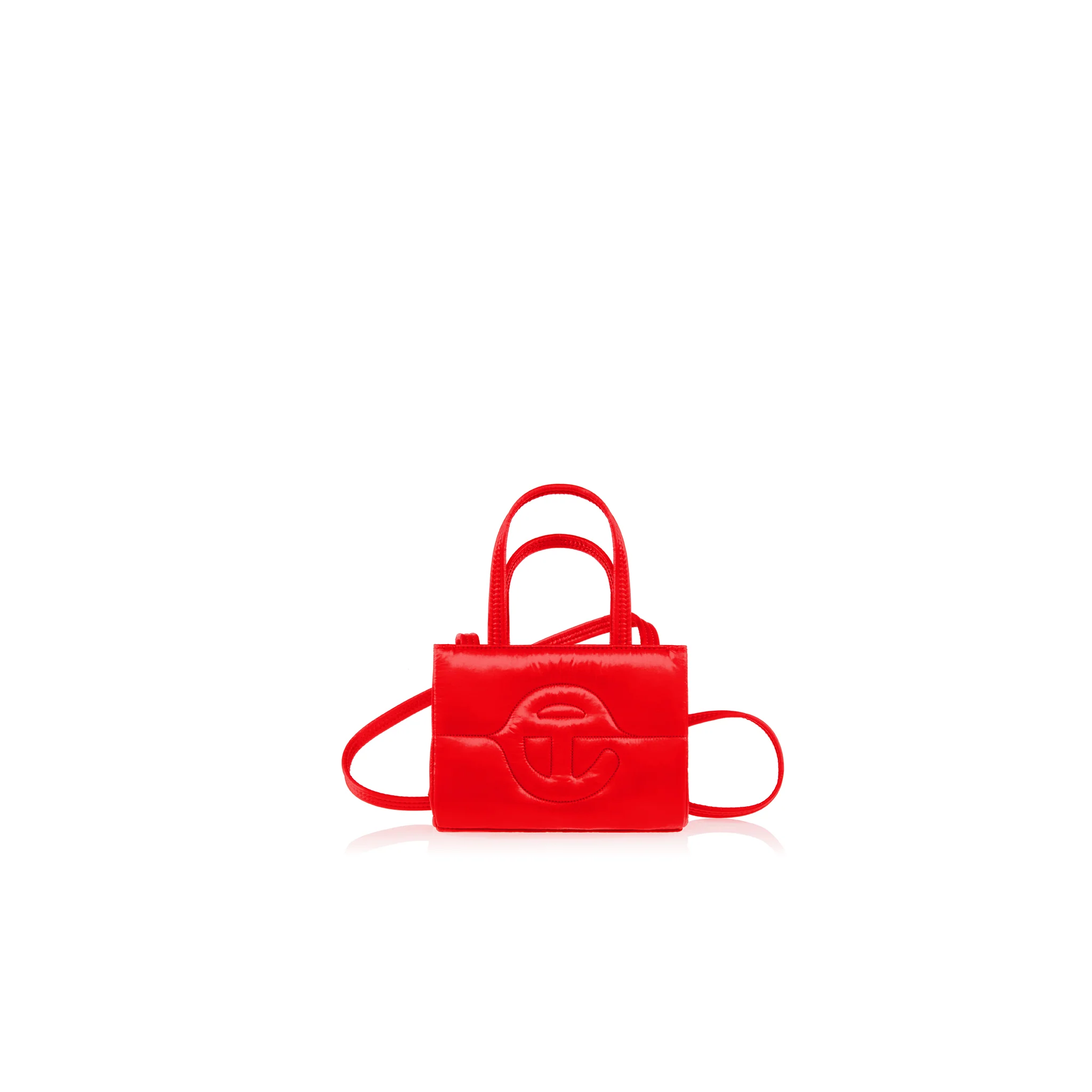 Small Puff Shopper - Red