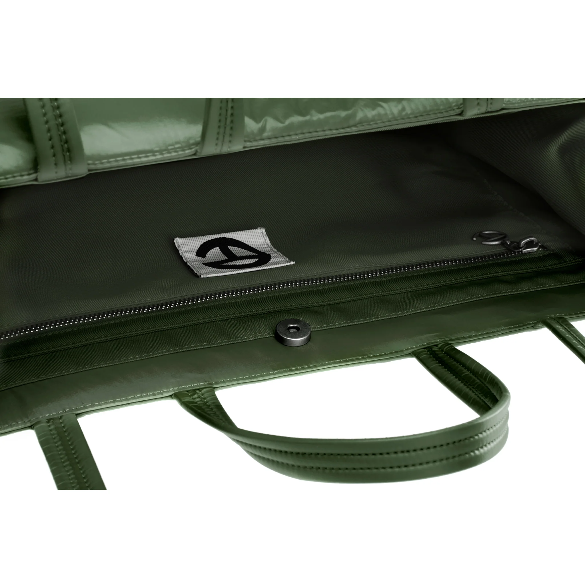 Large Puff Shopper - Green