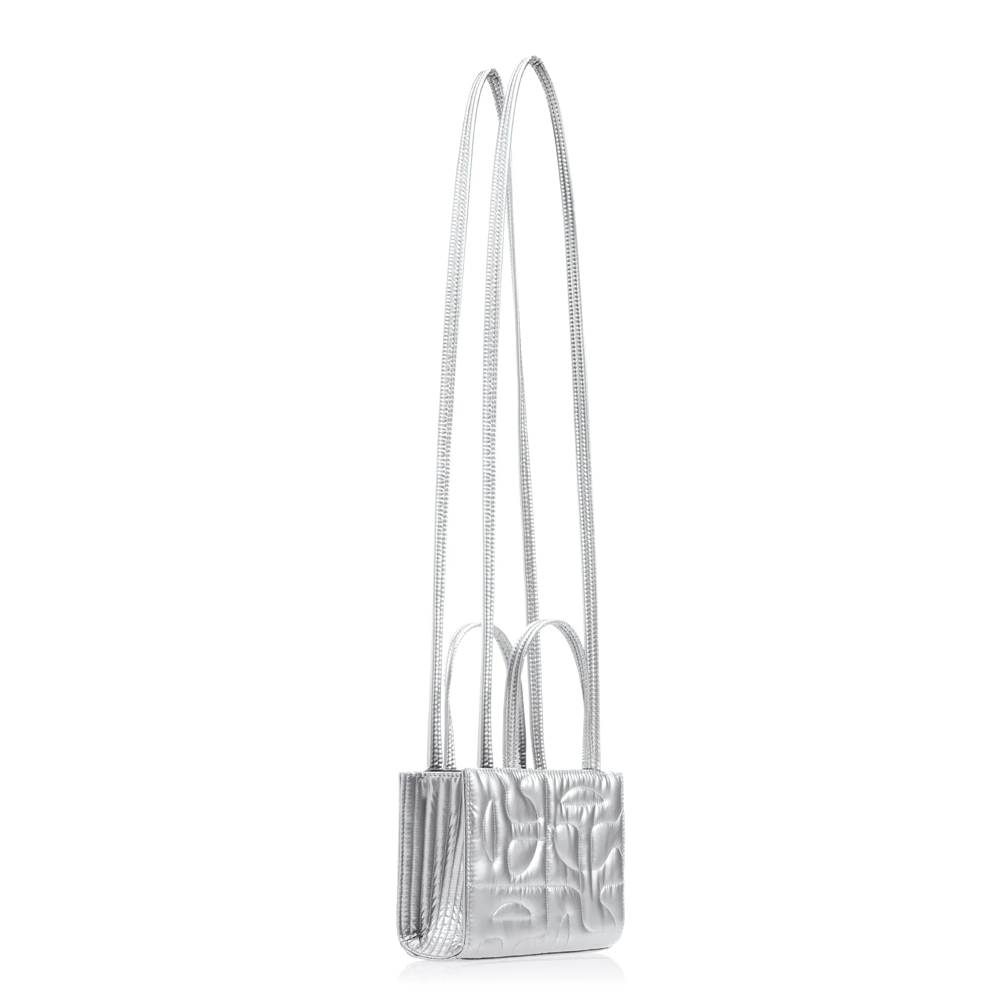 Moose Knuckles x Telfar Quilted Small Shopper - Silver