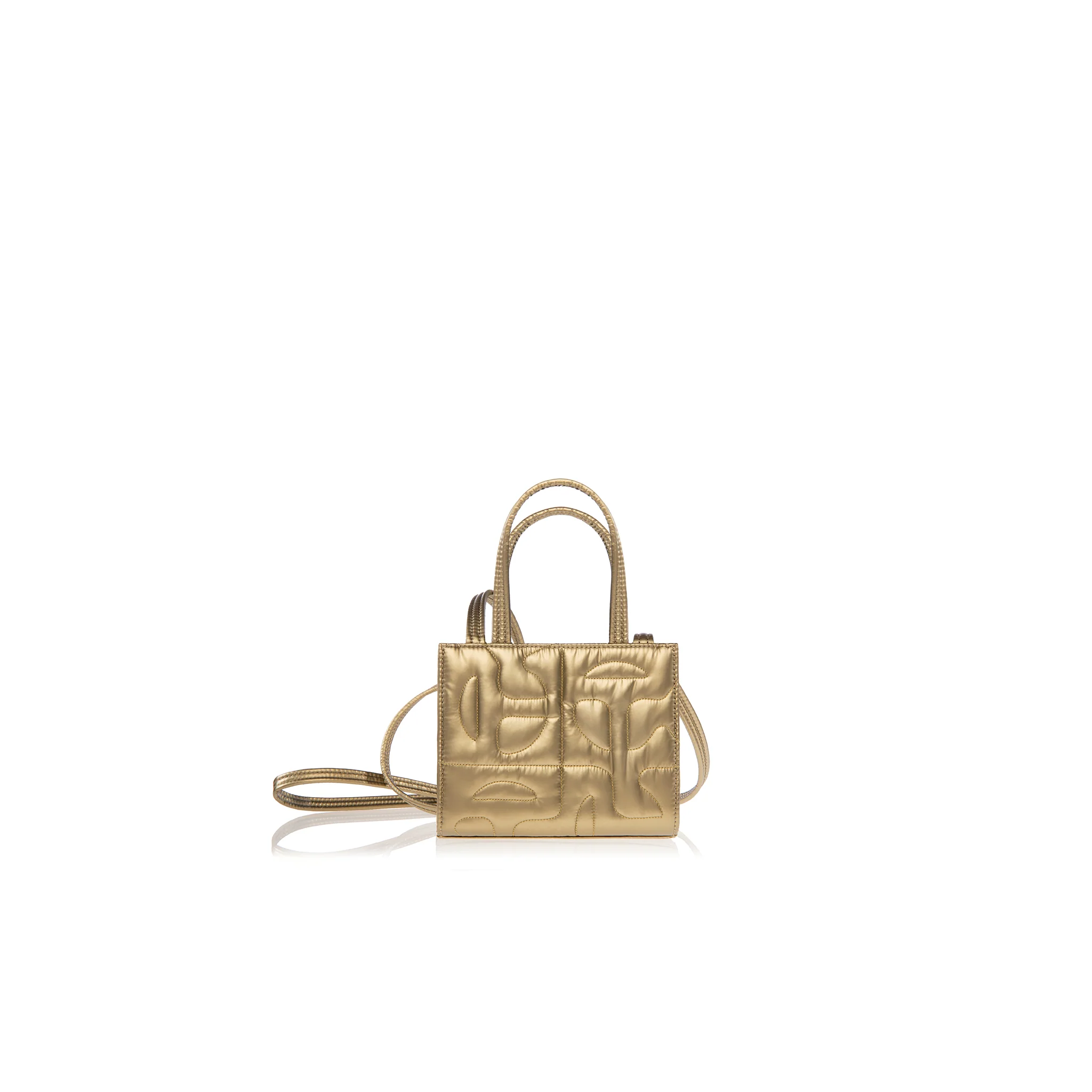 Moose Knuckles x Telfar Quilted Small Shopper - Gold